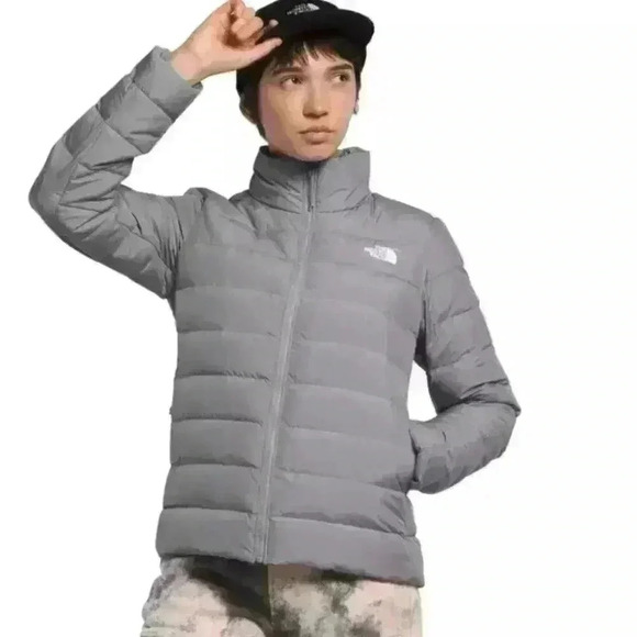 BRAND NEW WITH TAGS The North Face Women's Aconcagua 3 Hoodie Jacket GREY COLOR - Picture 9 of 9